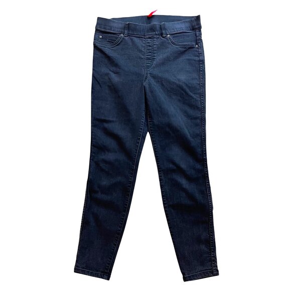 SPANX Denim - SPANX EveryWear Ankle Skinny Jeans Womens Size Large Clean‎ Black Color Stretch